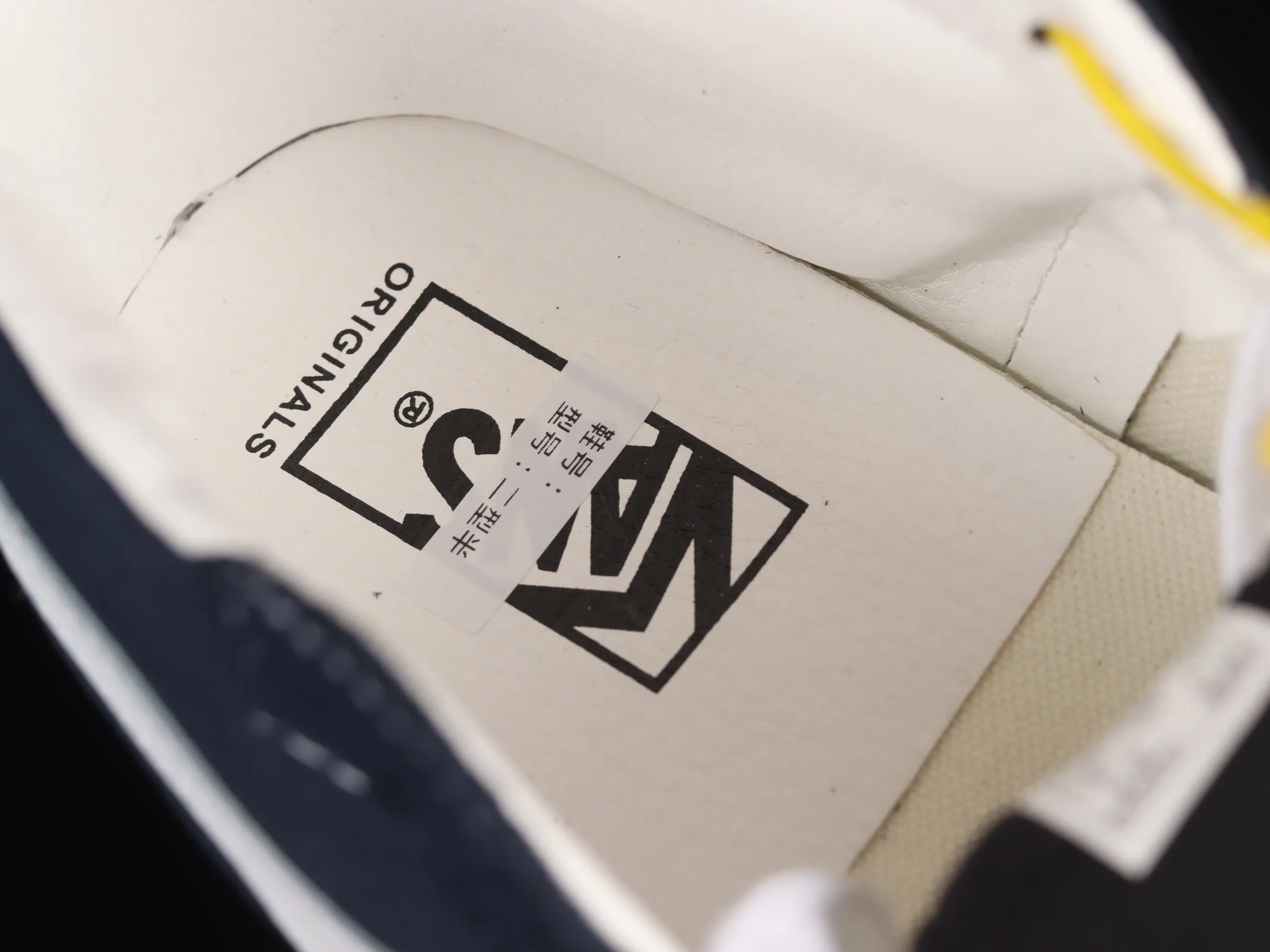 All categories Vans Vans series Vans Mid Vans China Vans Vault OG Sk8-Mid Vans official high-end branch navy blue mid-top retro simple casual canvas shoes VN0A4BVCNAV